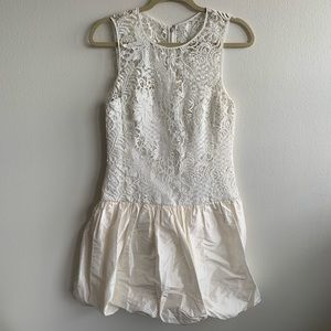 New Rebecca Taylor Lace and Taffeta Combo Dress
